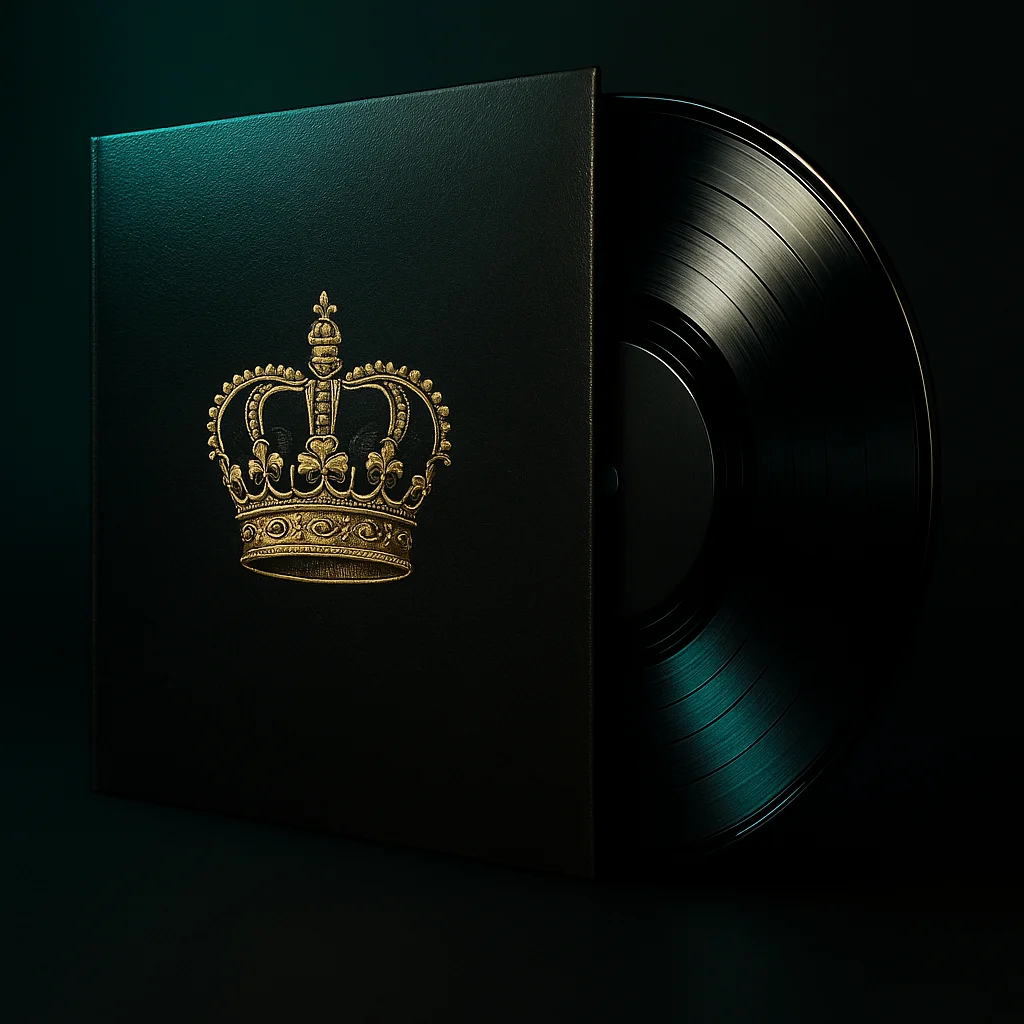 Luxury Crown Vinyl Record and Sleeve